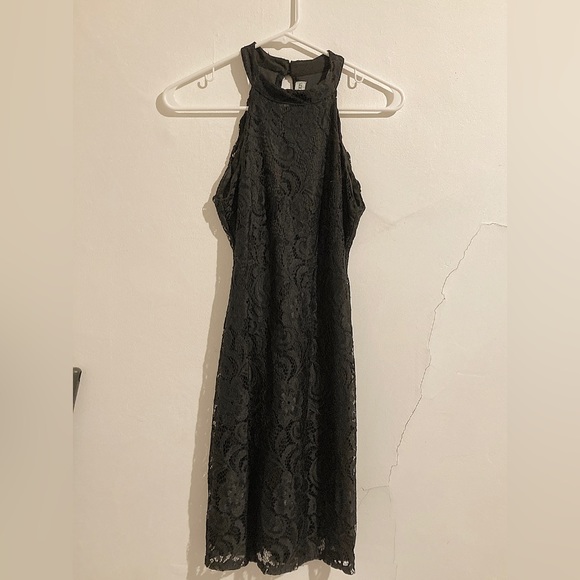 Black Floral BodyCon Dress - Small - NWT - Picture 3 of 3